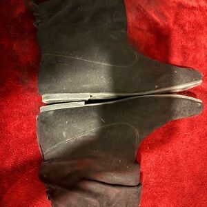 Black Suede Ankle Boots